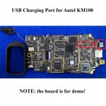 USB Charging Port USB Connector for Autel MaxiIM KM100
